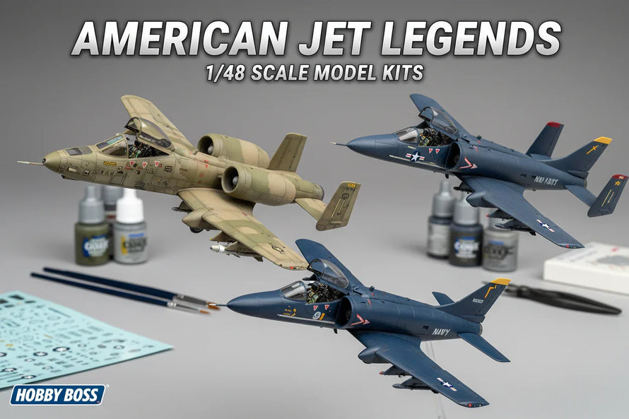 In Stock 1/48 Hobby Boss Jet Aircraft