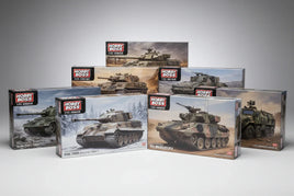 HobbyBoss 1/35 scale armored vehicle model kits with tanks and military vehicles, MPM Hobbies