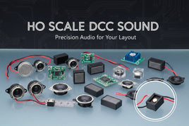 HO scale DCC sound speakers and audio electronics for model railroads at MPM Hobbies
