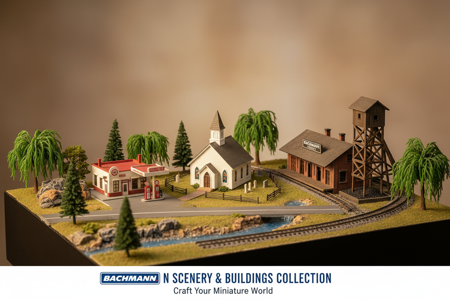 In Stock N Scale Bachmann Scenery
