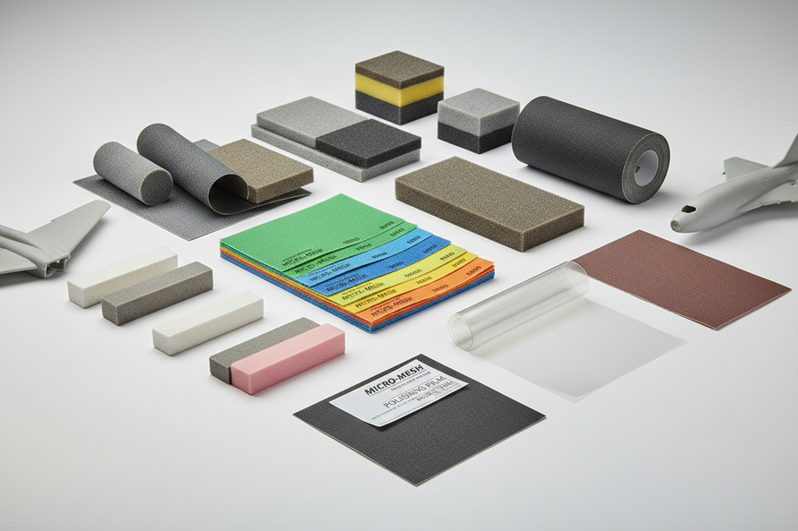 Herramientas y suministros para pasatiempos, Lijado y acabado, Abrasivos