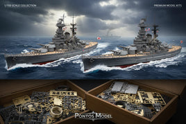 1/700 scale battleship model kits and assembly parts by Pontos Model at MPM Hobbies