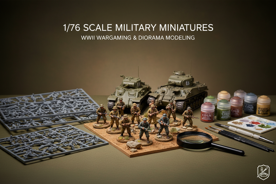 1/76 Scale Model Figures