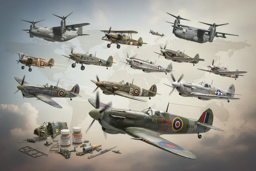 In Stock 1/48 Italeri Prop Aircraft