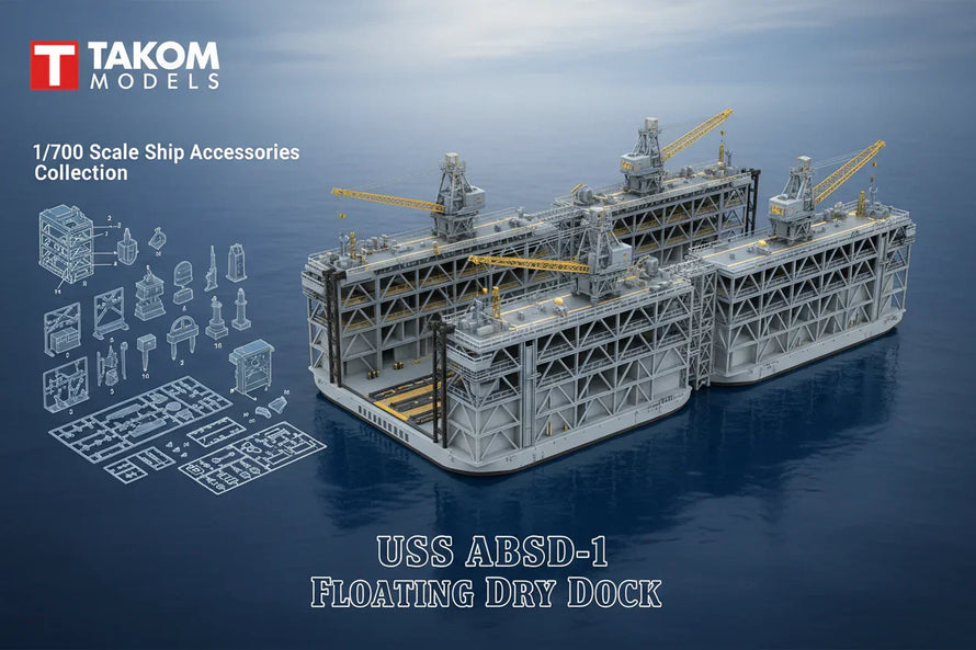 In Stock 1/700 Takom Models Ship Accessories