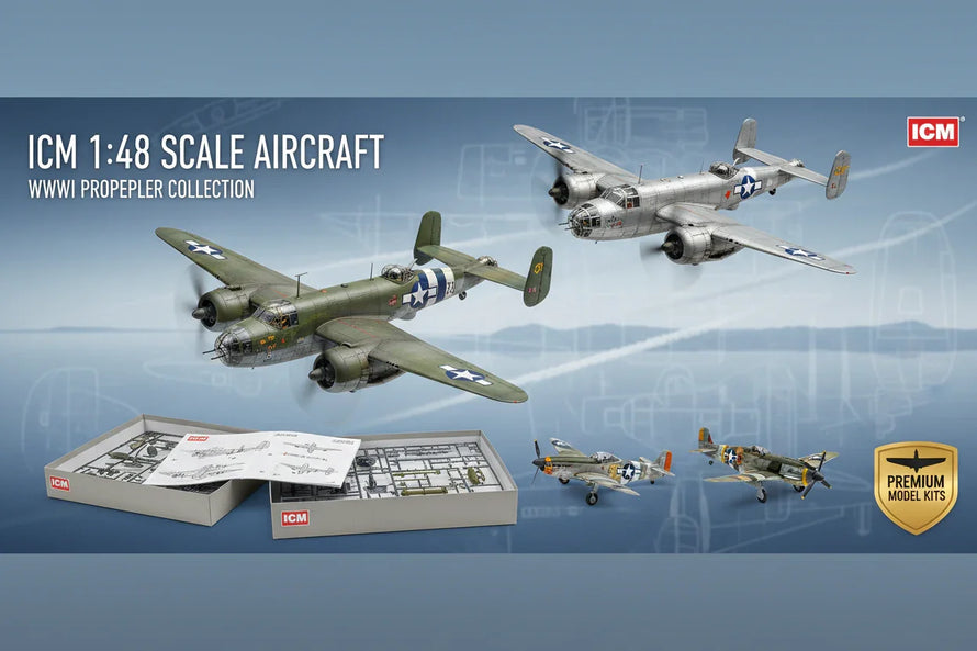 In Stock 1/48 ICM Prop Aircraft
