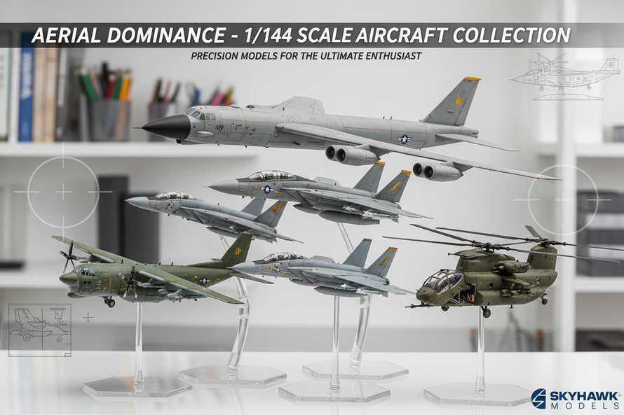 1/144 Scale Model Aircraft