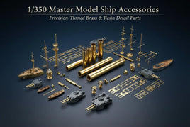 1/350 scale model ship accessories with brass and resin detail parts from MPM Hobbies
