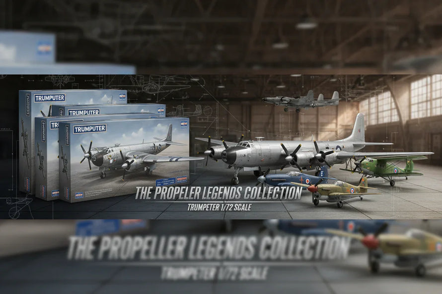 In Stock 1/72 Trumpeter Prop Aircraft