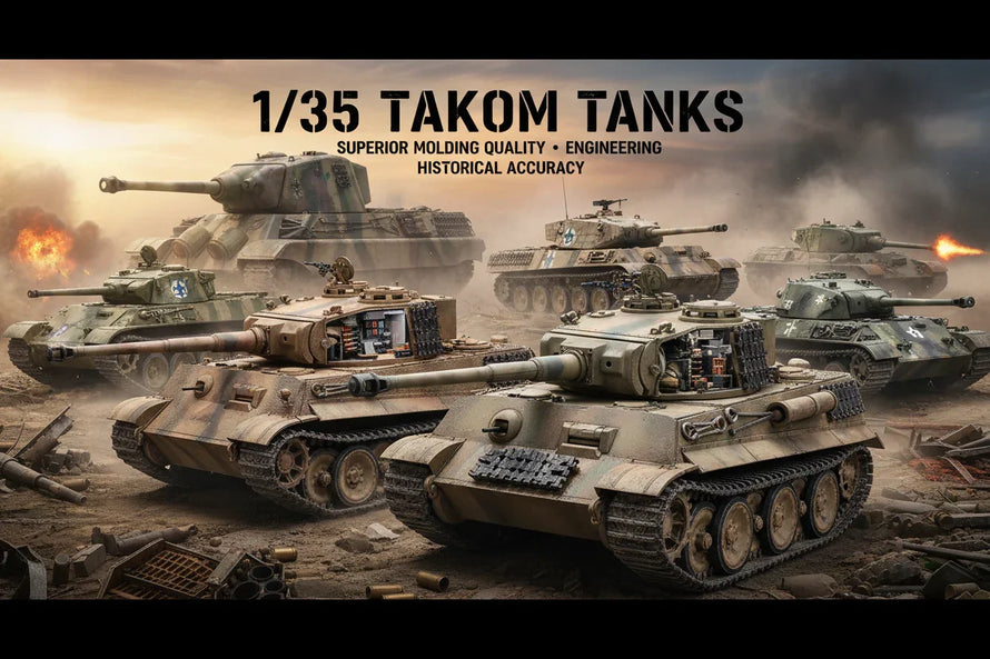 In Stock 1/35 Takom Tanks