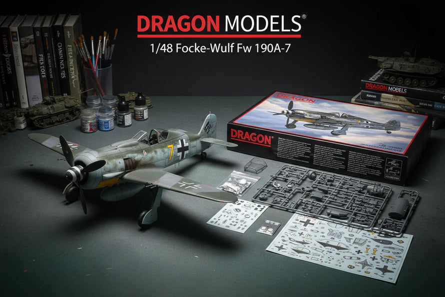 In Stock 1/48 Dragon Models Prop Aircraft