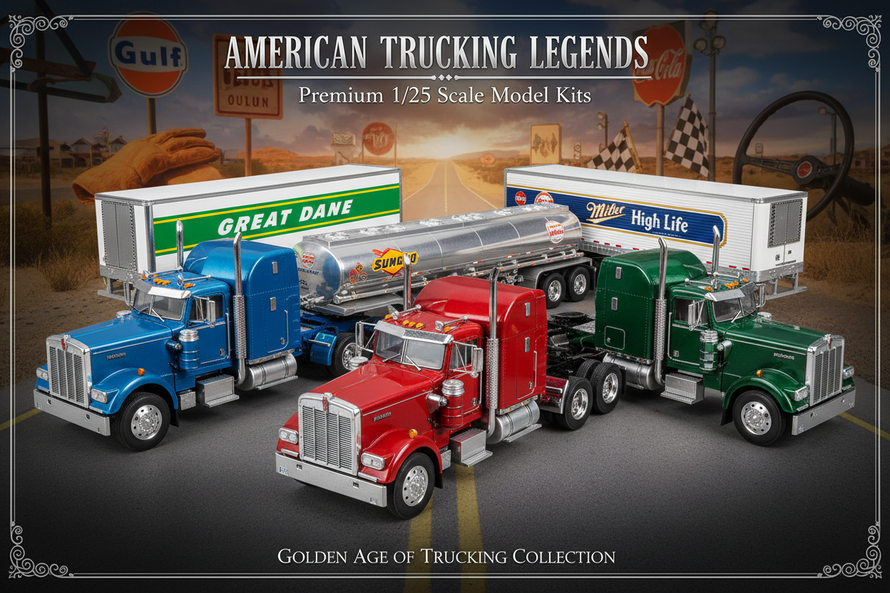 In Stock 1/25 Semi Tractor/Trailers