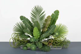 Realistic 3D printed tropical plant arrangement display, MPM Hobbies product showcase