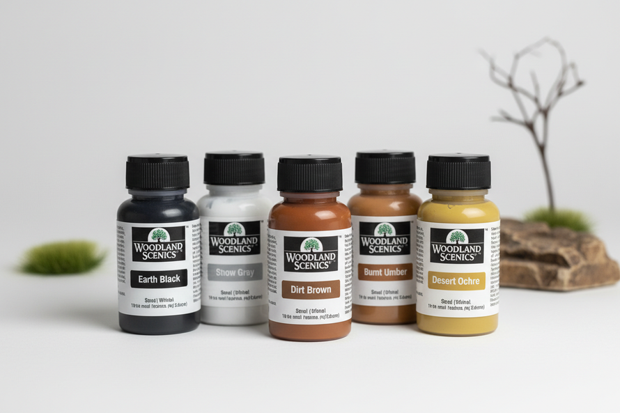 In Stock Woodland Scenics Acrylic Paints