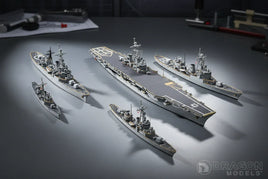 Detailed Dragon Models warship model kits on display, ideal for scale model hobbyists, MPM Hobbies