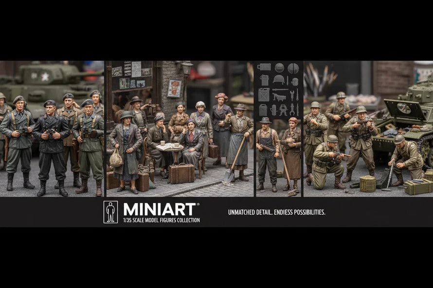 1/35 Mini Art Scale Model Figures