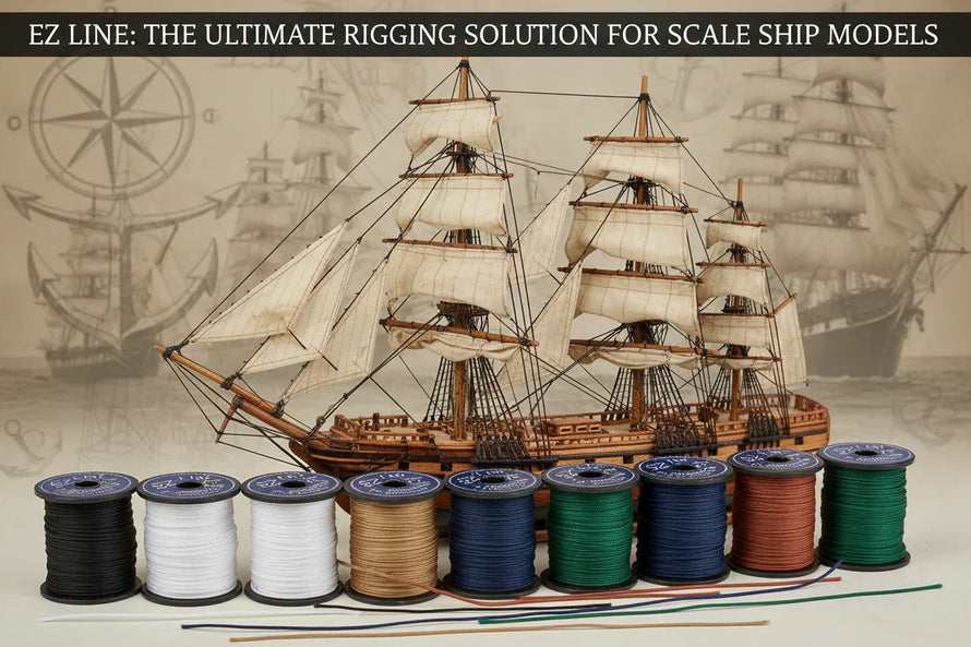 In Stock EZ Line Wooden Ship Accessories