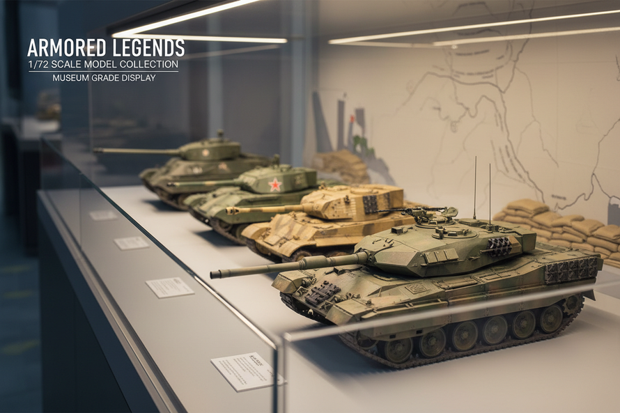 In Stock 1/72 Scale Model Tanks