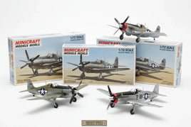Minicraft 1/72 scale model airplane kits and assembled fighter plane models from MPM Hobbies