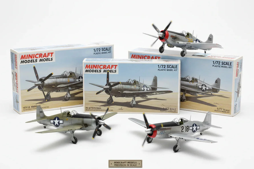 In Stock 1/72 Minicraft Models Prop Aircraft