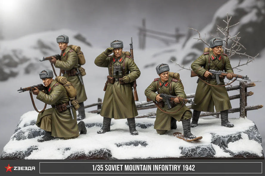 In Stock 1/35 Zvezda Scale Model Figures