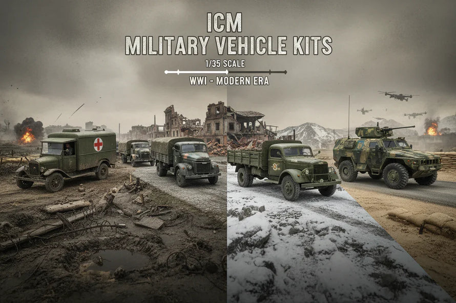 In Stock 1/35 ICM Military Vehicles