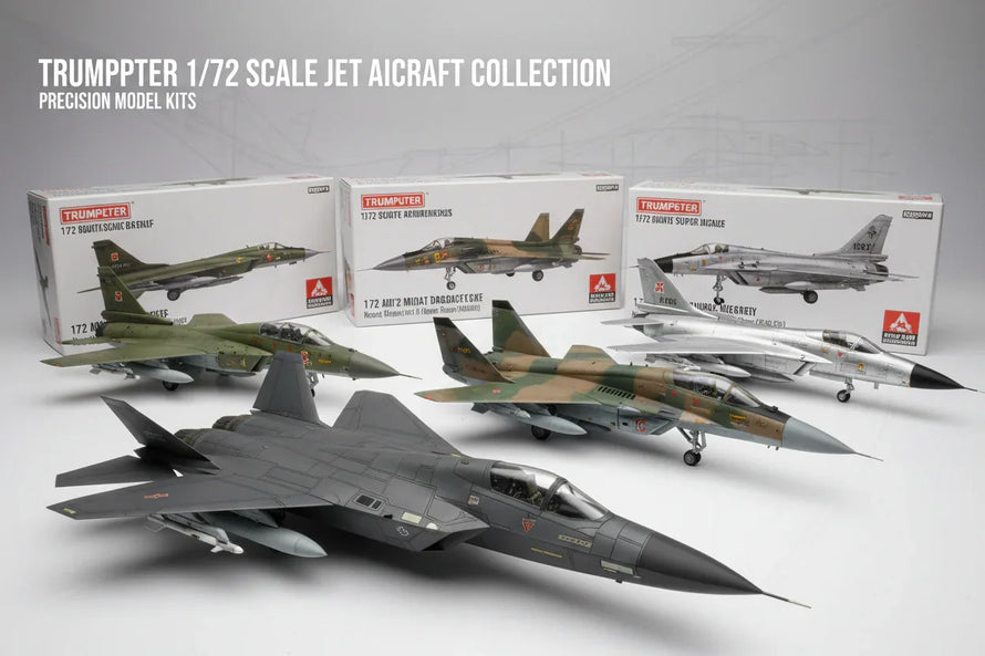 In Stock 1/72 Trumpeter Jet Aircraft