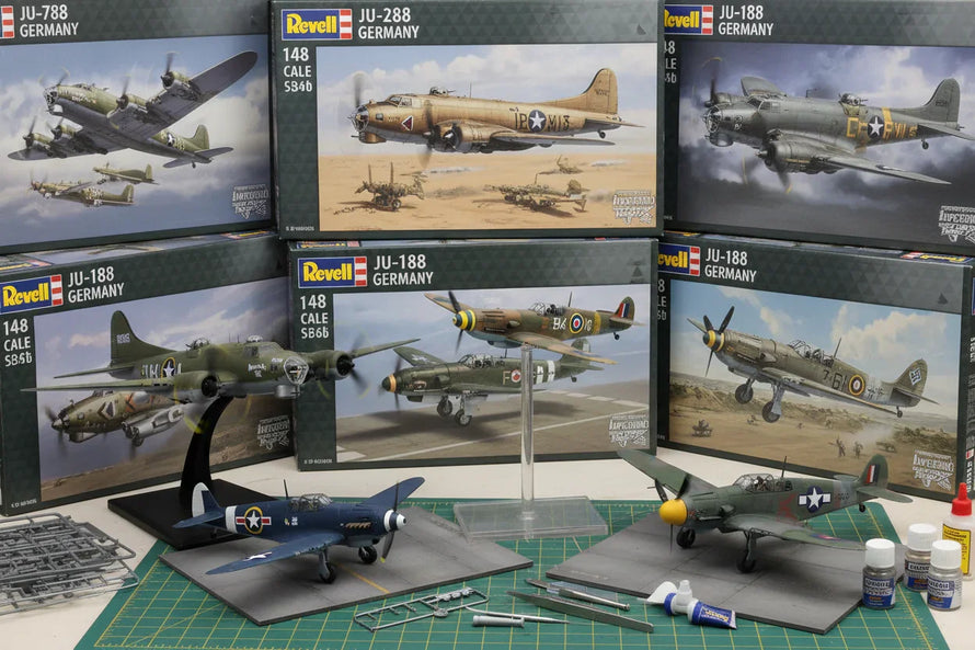 In Stock 1/48 Revell-Germany Prop Aircraft