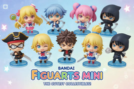 Bandai Figuarts Mini anime character collectible figures, displayed in colorful poses, MPM Hobbies