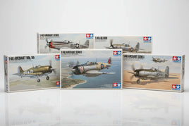 Tamiya 1/48 scale aircraft model kits with WWII planes, perfect for hobbyists at MPM Hobbies.