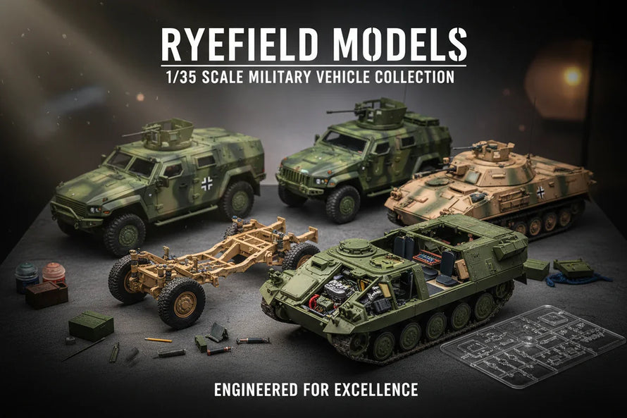 In Stock 1/35 Ryefield Military Vehicles