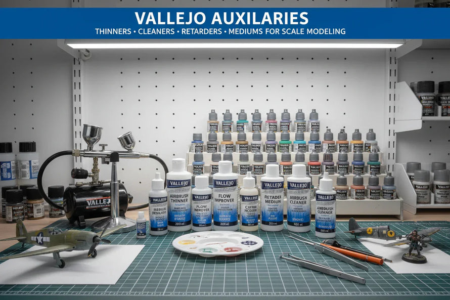 In Stock Vallejo Thinners Cleaners and Retarders