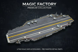 1/700 scale aircraft carrier model with fighter jets, premium ship accessory from MPM Hobbies