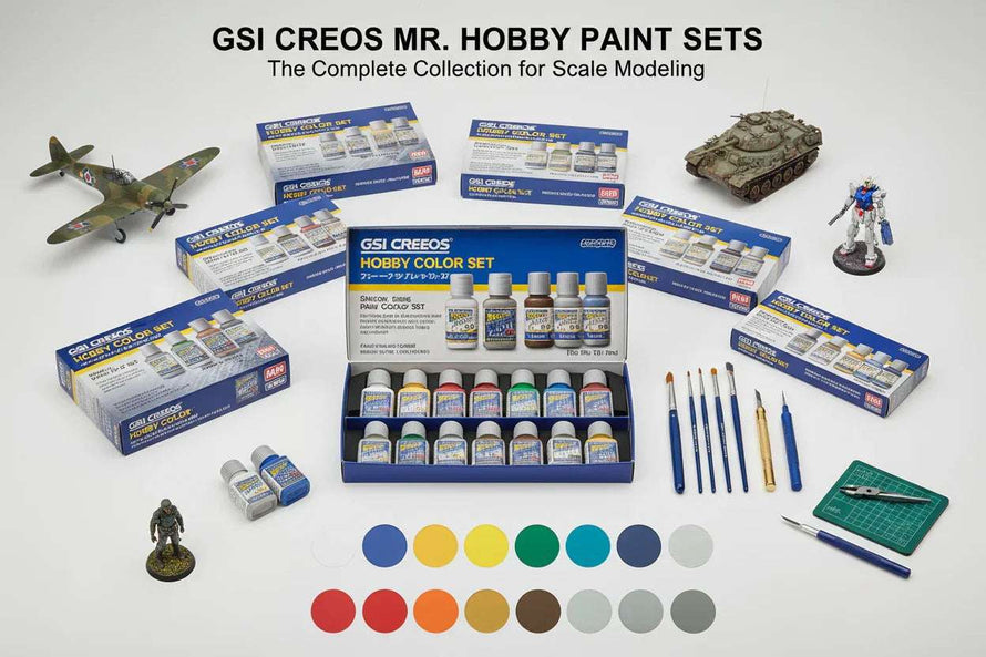GSI Creos Mr. Hobby Paint Sets