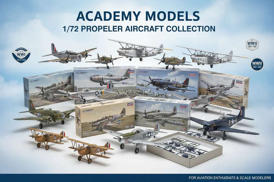 1/72 Academy Models Prop Aircraft