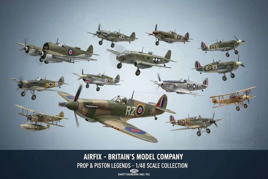 1/48 Airfix Prop Aircraft