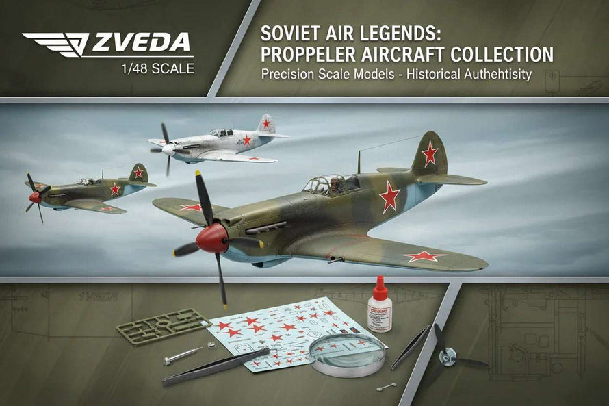 1/48 Zvezda Prop Aircraft
