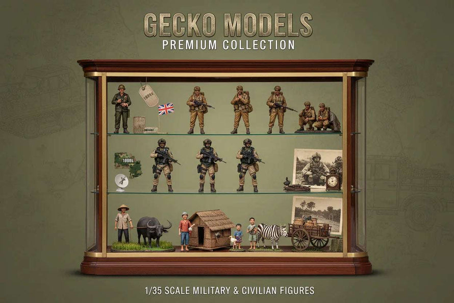 1/35 Gecko Scale Model Figures