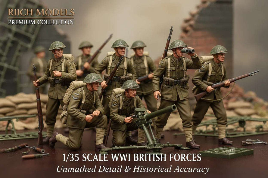 1/35 Riich Scale Model Figures