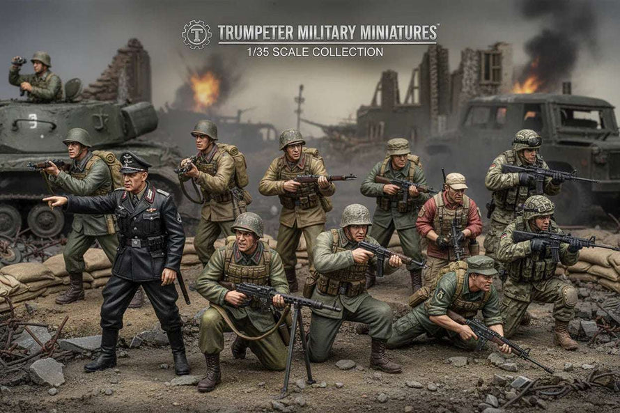 1/35 Trumpeter Scale Model Figures
