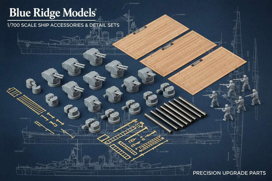 1/700 Blue Ridge Ship Accessories