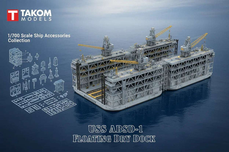 1/700 Takom Models Ship Accessories