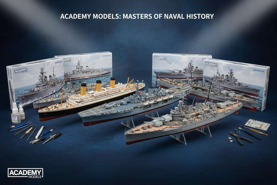 1/700 Academy Model Ships