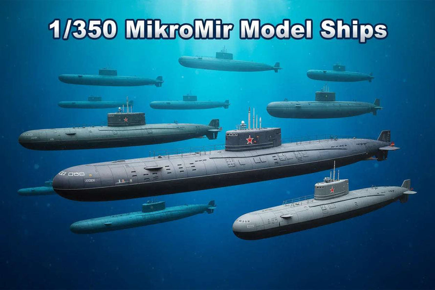 1/350 MikroMir Model Ships