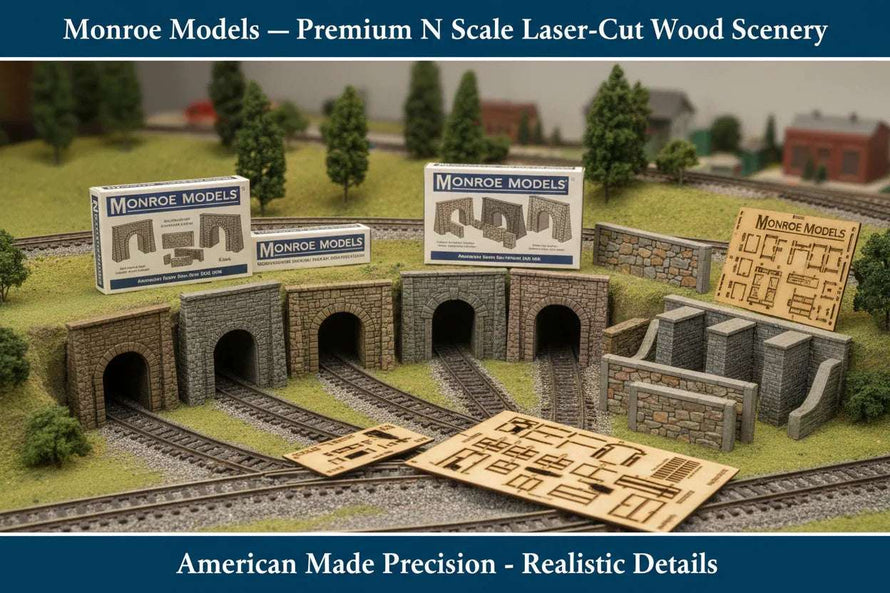 N Scale Monroe Models Scenery