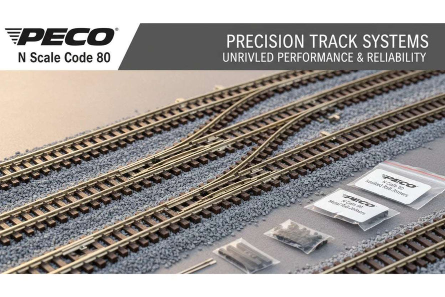 N Scale Peco Code 80 Track