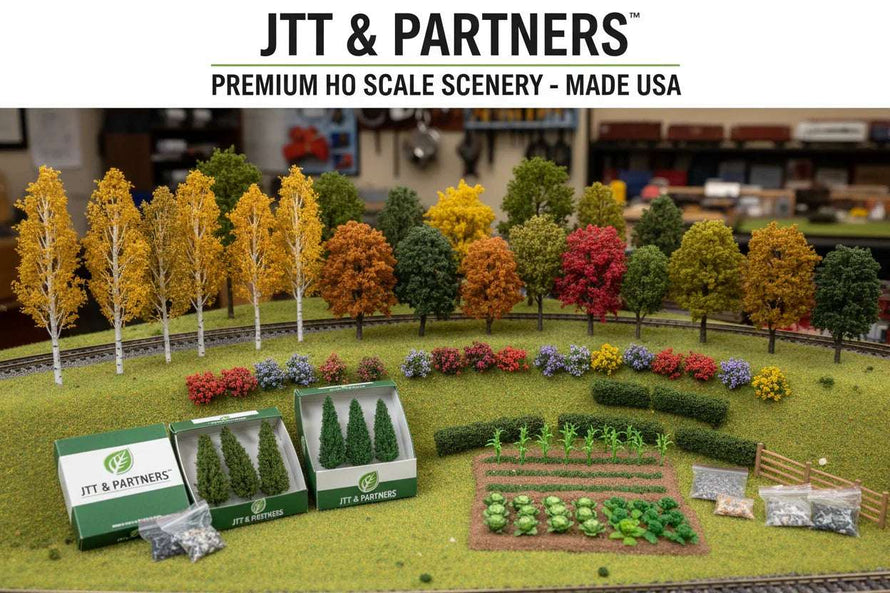 HO Scale JTT & Partners Scenery