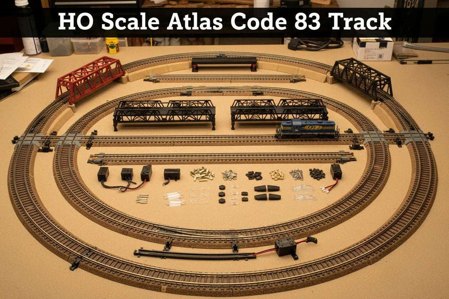 HO Scale Atlas Code 83 Track