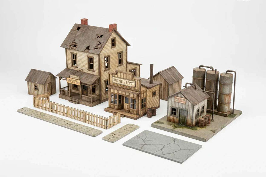 S Scale Bar Mills Scenery