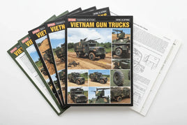 Squadron Signal Publications Vietnam Gun Trucks books with military vehicle photos and diagrams, available at MPM Hobbies.